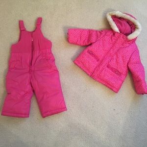 Girls Oshkosh 12M Snow Pants and Jacket